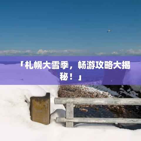 「札幌大雪季,畅游攻略大揭秘!」