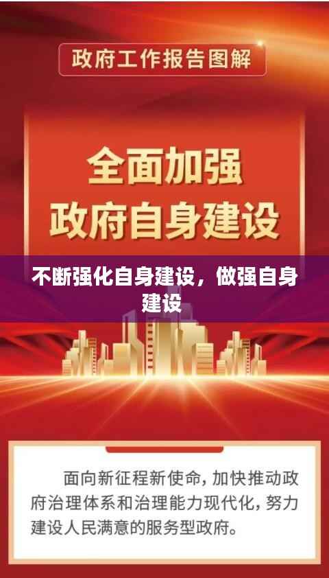 不断强化自身建设,做强自身建设